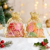 image:imageG2PLUS Organza Gift Bags 4x6 Inches  50Pcs Sheer Mesh Organza Bags with Gold Rattan Printed Drawstring Tulle Jewelry Pouches for Wedding Christmas Party FavorsGold 27X35 inches