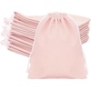 image:imageG2PLUS Pink Velvet Jewelry Pouches 20PCS Small Velvet Gift Bags with Drawstring Christmas Gift Bags for Wedding Favors Candy Bag Party Favors 47x59Pink