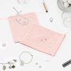 image:imageG2PLUS Pink Velvet Jewelry Pouches 20PCS Small Velvet Gift Bags with Drawstring Christmas Gift Bags for Wedding Favors Candy Bag Party Favors 47x59Pink