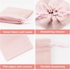image:imageG2PLUS Pink Velvet Jewelry Pouches 20PCS Small Velvet Gift Bags with Drawstring Christmas Gift Bags for Wedding Favors Candy Bag Party Favors 47x59Pink