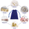 image:imageG2PLUS Pink Velvet Jewelry Pouches 20PCS Small Velvet Gift Bags with Drawstring Christmas Gift Bags for Wedding Favors Candy Bag Party Favors 47x59Royal Blue