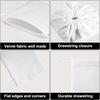 image:imageG2PLUS Pink Velvet Jewelry Pouches 20PCS Small Velvet Gift Bags with Drawstring Christmas Gift Bags for Wedding Favors Candy Bag Party Favors 47x59White