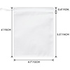 image:imageG2PLUS Pink Velvet Jewelry Pouches 20PCS Small Velvet Gift Bags with Drawstring Christmas Gift Bags for Wedding Favors Candy Bag Party Favors 47x59White