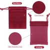 image:imageG2PLUS Pink Velvet Jewelry Pouches 20PCS Small Velvet Gift Bags with Drawstring Christmas Gift Bags for Wedding Favors Candy Bag Party Favors 47x59Wine Red