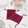 image:imageG2PLUS Pink Velvet Jewelry Pouches 20PCS Small Velvet Gift Bags with Drawstring Christmas Gift Bags for Wedding Favors Candy Bag Party Favors 47x59Wine Red