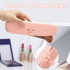 image:imageG2PLUS Portable Makeup Brush Holder Silicone Cosmetic Bags Snapon Strap Makeup Brush Case Travel Essentials Soft and Sleek Makeup Brush Pouch for Travel and Daily Use 85x 18x 23