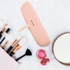 image:imageG2PLUS Portable Makeup Brush Holder Silicone Cosmetic Bags Snapon Strap Makeup Brush Case Travel Essentials Soft and Sleek Makeup Brush Pouch for Travel and Daily Use 85x 18x 23