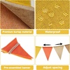 image:imageG2PLUS PreStrung Burlap Pennant Banners 39Ft Green Fabric Triangle Flag Bunting 36Pcs Pennant Banner Flags Garland for Golf Theme Party Birthday Wedding Baby Shower Party DecorationsOrange and Yellow