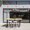 image:imageG2PLUS PreStrung Burlap Pennant Banners 39Ft Green Fabric Triangle Flag Bunting 36Pcs Pennant Banner Flags Garland for Golf Theme Party Birthday Wedding Baby Shower Party Decorations6 Color