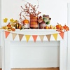 image:imageG2PLUS PreStrung Burlap Pennant Banners 39Ft Green Fabric Triangle Flag Bunting 36Pcs Pennant Banner Flags Garland for Golf Theme Party Birthday Wedding Baby Shower Party DecorationsOrange and Yellow