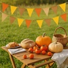 image:imageG2PLUS PreStrung Burlap Pennant Banners 39Ft Green Fabric Triangle Flag Bunting 36Pcs Pennant Banner Flags Garland for Golf Theme Party Birthday Wedding Baby Shower Party DecorationsOrange and Yellow