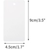 image:imageG2PLUS Price Tags with String 24x47 in Blank Labeling Tags White Paper Hang Tag with Reinforced Hole for Shipping Clothing Pricing Marking Gift WrappingWhite100pcs