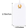 image:imageG2PLUS Price Tags with String 24x47 in Blank Labeling Tags White Paper Hang Tag with Reinforced Hole for Shipping Clothing Pricing Marking Gift WrappingWhite Brownqty Unknown