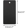 image:imageG2PLUS Price Tags with String 24x47 in Blank Labeling Tags White Paper Hang Tag with Reinforced Hole for Shipping Clothing Pricing Marking Gift WrappingBlack100pcs