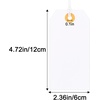 image:imageG2PLUS Price Tags with String 24x47 in Blank Labeling Tags White Paper Hang Tag with Reinforced Hole for Shipping Clothing Pricing Marking Gift WrappingLarge White Brownqty Unknown