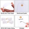 image:imageG2PLUS Price Tags with String 24x47 in Blank Labeling Tags White Paper Hang Tag with Reinforced Hole for Shipping Clothing Pricing Marking Gift WrappingLarge White Brownqty Unknown