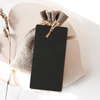 image:imageG2PLUS Price Tags with String 24x47 in Blank Labeling Tags White Paper Hang Tag with Reinforced Hole for Shipping Clothing Pricing Marking Gift WrappingBlack100pcs