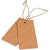 image:imageG2PLUS Price Tags with String 24x47 in Blank Labeling Tags White Paper Hang Tag with Reinforced Hole for Shipping Clothing Pricing Marking Gift WrappingBrown100pcs