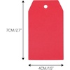 image:imageG2PLUS Red Gift Tags 100PCS Red Paper Gift Tags with String 2816 in Blank Labeling Tag for Present Wrapping Mothers Day Christmas Valentines DIY Arts amp CraftsRectanglered