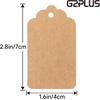 image:imageG2PLUS Red Gift Tags 100PCS Red Paper Gift Tags with String 2816 in Blank Labeling Tag for Present Wrapping Mothers Day Christmas Valentines DIY Arts amp CraftsWavekraft