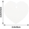 image:imageG2PLUS Red Gift Tags with String 100PCS Heart Gift Tags 235 x 216 in Blank Paper Hang Tag Valentines Heart Shaped Gift Name Label Tag for Gift Wrapping Valentine Wedding Party FavorsWhite