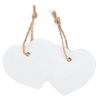 image:imageG2PLUS Red Gift Tags with String 100PCS Heart Gift Tags 235 x 216 in Blank Paper Hang Tag Valentines Heart Shaped Gift Name Label Tag for Gift Wrapping Valentine Wedding Party FavorsWhite