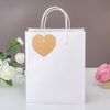 image:imageG2PLUS Red Gift Tags with String 100PCS Heart Gift Tags 235 x 216 in Blank Paper Hang Tag Valentines Heart Shaped Gift Name Label Tag for Gift Wrapping Valentine Wedding Party FavorsBrown