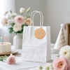 image:imageG2PLUS Round Gift Tags with String25 Inches Blank Circle Kraft Paper Tags 100 PCS Large Round Craft Labeling Tag for Wedding Birthday Christmas Party FavorsBrown