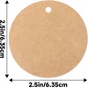 image:imageG2PLUS Round Gift Tags with String25 Inches Blank Circle Kraft Paper Tags 100 PCS Large Round Craft Labeling Tag for Wedding Birthday Christmas Party FavorsBrown
