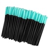 image:imageG2PLUS Silicone Eyelash Brushes 100PCS Black and Green Mascara Brushes Brow Applicator Wands for Makeup Personal Care and Eyelash ExtensionsBlack