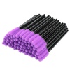 image:imageG2PLUS Silicone Eyelash Brushes 100PCS Black and Green Mascara Brushes Brow Applicator Wands for Makeup Personal Care and Eyelash ExtensionsMulticolored