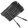 image:imageG2PLUS Silicone Eyelash Brushes 100PCS Black and Green Mascara Brushes Brow Applicator Wands for Makeup Personal Care and Eyelash ExtensionsPure Black