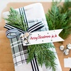 image:imageG2PLUS Small Merry Christmas Tags  100Pcs Deer Kraft Paper Gift Tags with String for Gift Wrapping Goodies Bags Christmas Holiday Party Favors28x08100 Pcs White Mini Merry Christmas Elks Tags