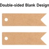 image:imageG2PLUS Small Merry Christmas Tags  100Pcs Deer Kraft Paper Gift Tags with String for Gift Wrapping Goodies Bags Christmas Holiday Party Favors28x08Small Brown Blank Tags