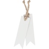 image:imageG2PLUS Small Merry Christmas Tags  100Pcs Deer Kraft Paper Gift Tags with String for Gift Wrapping Goodies Bags Christmas Holiday Party Favors28x08Small White Blank Tags