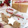 image:imageG2PLUS Star Gift Tags 100PCS Blank Star Shaped Tags Kraft Paper Gift Tag with String for Present Wrapping Wedding Graduation Christmas Party Favors BlackWhite Blank Star