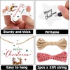 image:imageG2PLUS Star Gift Tags 100PCS Blank Star Shaped Tags Kraft Paper Gift Tag with String for Present Wrapping Wedding Graduation Christmas Party Favors BlackWhite Christmas Star