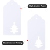 image:imageG2PLUS Star Gift Tags 100PCS Blank Star Shaped Tags Kraft Paper Gift Tag with String for Present Wrapping Wedding Graduation Christmas Party Favors BlackWhite Christmas Tree