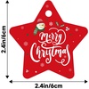 image:imageG2PLUS Star Gift Tags 100PCS Blank Star Shaped Tags Kraft Paper Gift Tag with String for Present Wrapping Wedding Graduation Christmas Party Favors BlackRed Christmas Star