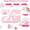 image:imageG2PLUS Summer Gift Stickers  60Pcs Happy Summer Stickers 2 Inch Round Ice Cream Label Sticker for Envelope Seals Gift Cards Bags Small Business Hawaii Tropical Luau Party FavorsHeart Mothers Day