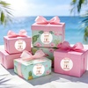 image:imageG2PLUS Summer Gift Stickers  60Pcs Happy Summer Stickers 2 Inch Round Ice Cream Label Sticker for Envelope Seals Gift Cards Bags Small Business Hawaii Tropical Luau Party FavorsSummerIce Cream