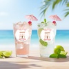 image:imageG2PLUS Summer Gift Stickers  60Pcs Happy Summer Stickers 2 Inch Round Ice Cream Label Sticker for Envelope Seals Gift Cards Bags Small Business Hawaii Tropical Luau Party FavorsSummerIce Cream