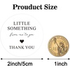 image:imageG2PLUS Thank You Stickers 120PCS Thank You for Celebrating with Us Stickers 2 Round Gold Foil Envelope Seals Labels for Birthday Wedding Graduation Party FavorsLittle Something from Me to You