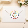 image:imageG2PLUS Thank You Stickers 120PCS Thank You for Celebrating with Us Stickers 2 Round Gold Foil Envelope Seals Labels for Birthday Wedding Graduation Party FavorsThank You for All You Do