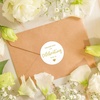 image:imageG2PLUS Thank You Stickers 120PCS Thank You for Celebrating with Us Stickers 2 Round Gold Foil Envelope Seals Labels for Birthday Wedding Graduation Party FavorsThank You for Celebrating with Us Stickers