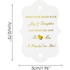 image:imageG2PLUS Wedding Favors Tags 100PCS Gold Wedding Send Off Tags The New Mr amp Mrs Label Tag 28X2 in White Paper Gift Tag with String for Bridal Shower Anniversary Celebration