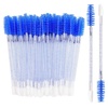 image:imageG2PLUS 100pcs Eyelash Brush Lip Brush Dual Ended Eyelash Extension Brush Black Mascara Wands and Lipstick Applicator Portable Makeup Brush for Eyebrow Lip Gloss and Lash ExtensionBlue