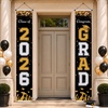 image:imageG2PLUS 2026 Graduation Porch Banner  Class of 2026 Banner Congrats Grad Porch Signs 71x12 inches Black Gold Graduation Decoration 2026 for Indoor Outdoor Wall Decor Party SuppliesBlack Gold  Congrats Grad
