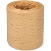 image:imageG2PLUS 218 Yards Raffia Paper Craft Ribbon 14 Inch Wide Raffia Ribbon Black Packing Paper String for Gift Wrapping DIY Arts amp Crafts Halloween Christmas Holiday DecorBrown