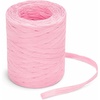image:imageG2PLUS 218 Yards Raffia Paper Craft Ribbon 14 Inch Wide Raffia Ribbon Black Packing Paper String for Gift Wrapping DIY Arts amp Crafts Halloween Christmas Holiday DecorPink